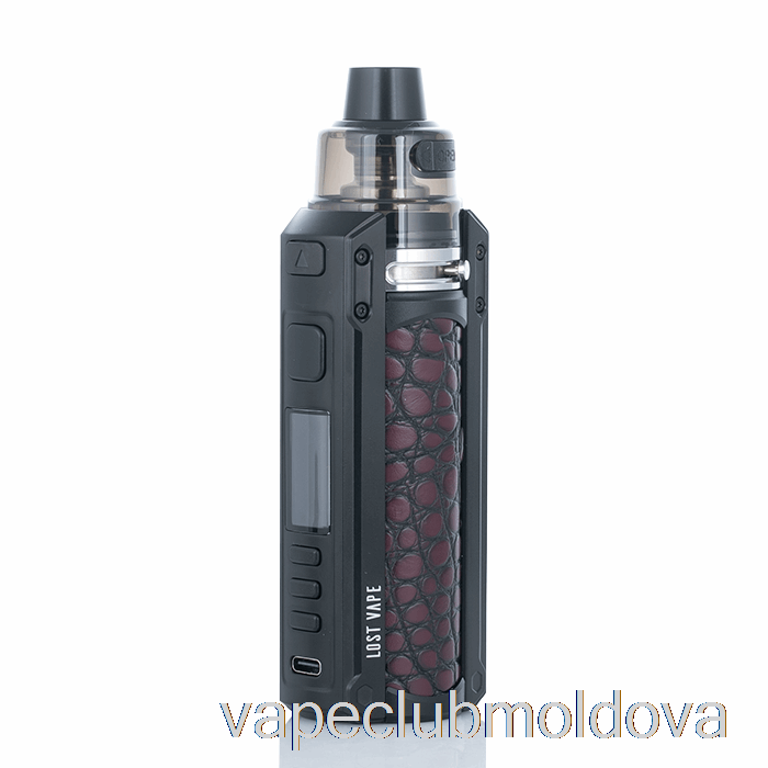 Vape Mod Lost Vape Ursa Quest 100w Pod Mod Kit Negru / Piele De Crocodil